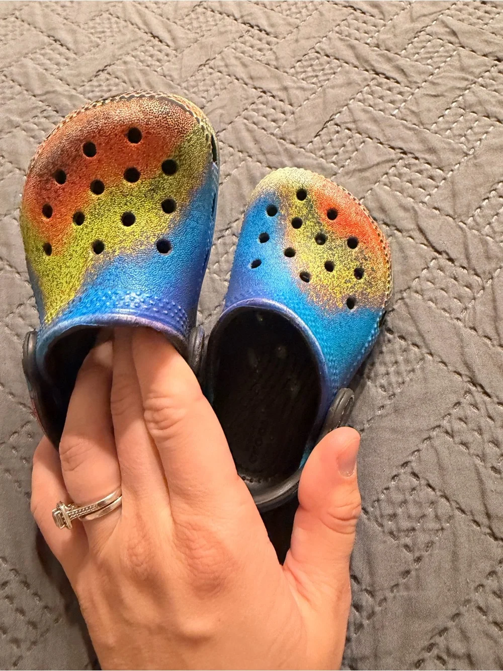 Baby  Tie-Dye Slip-On Crocs - Multicolor